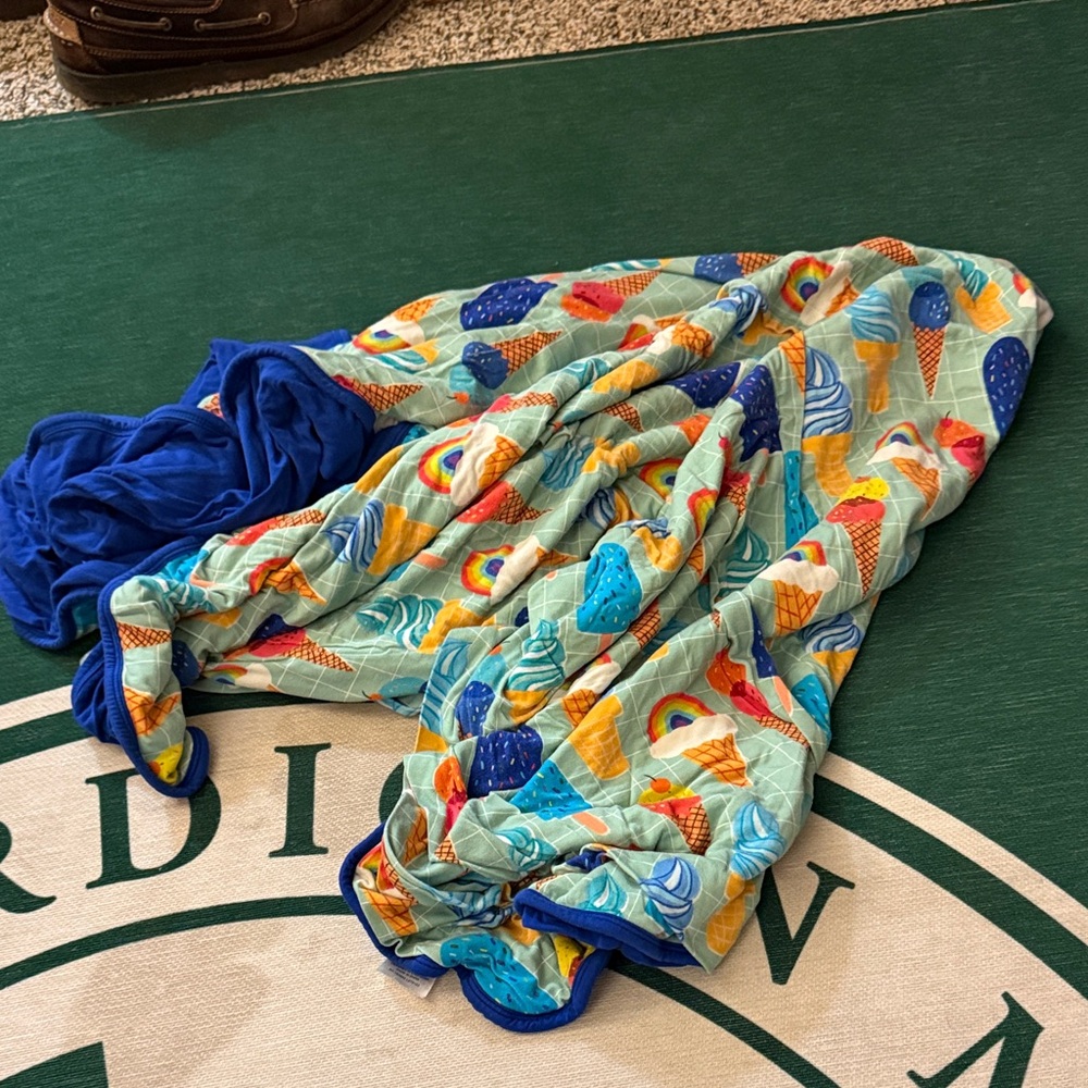Little Sleepies Ice Cream Large Cloud Blanket